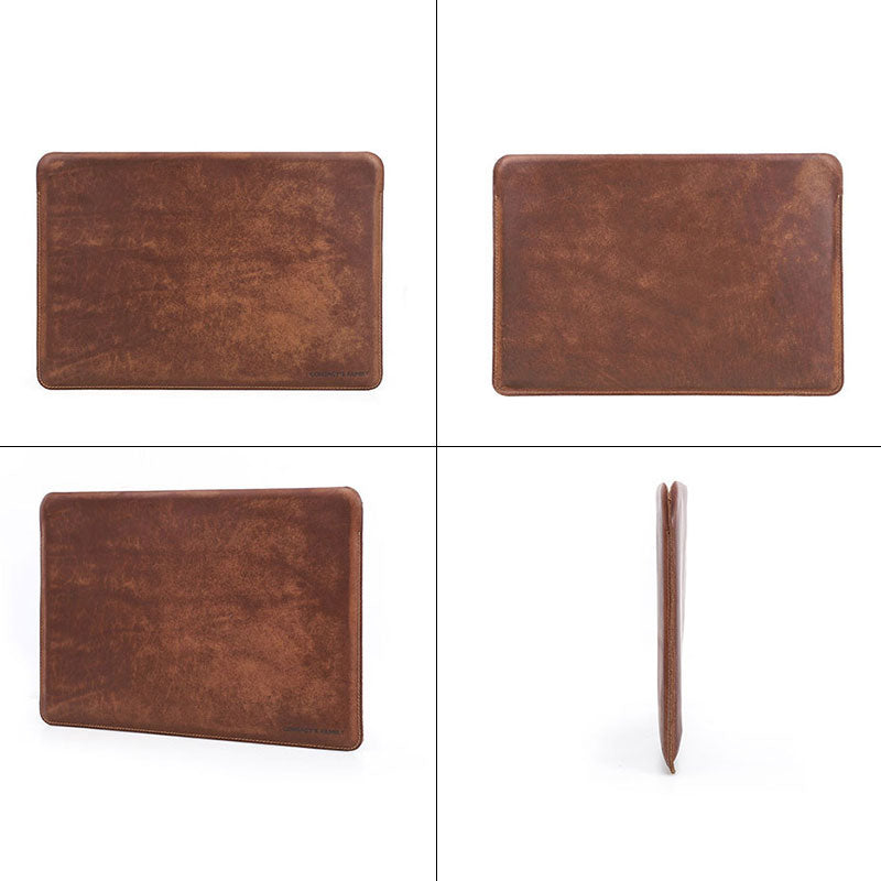 13" Leather Laptop Sleeve - Free Monogram