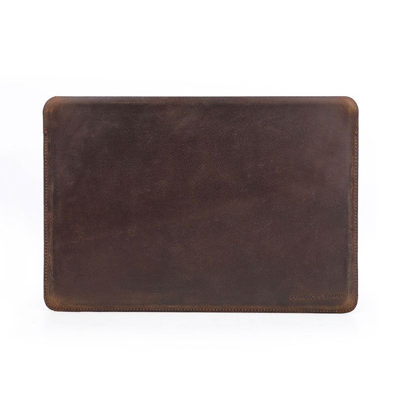 13" Leather Laptop Sleeve - Free Monogram