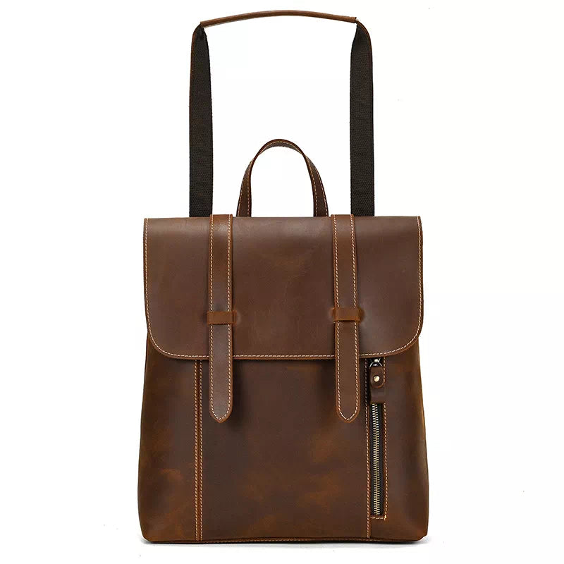 Crazy Horse Leather Backpack