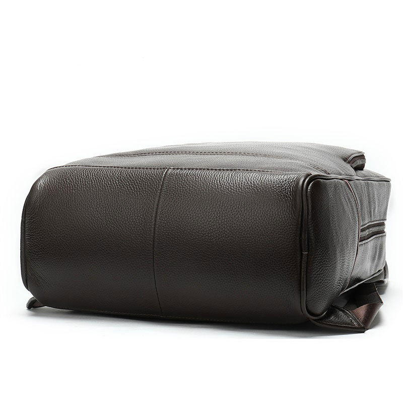 Men's Business Leather Backpack