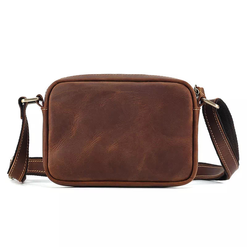 Brown Leather Crossbody Bag