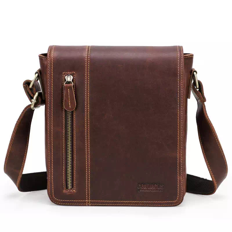 Men's Leather Sling Bag – Luke Case