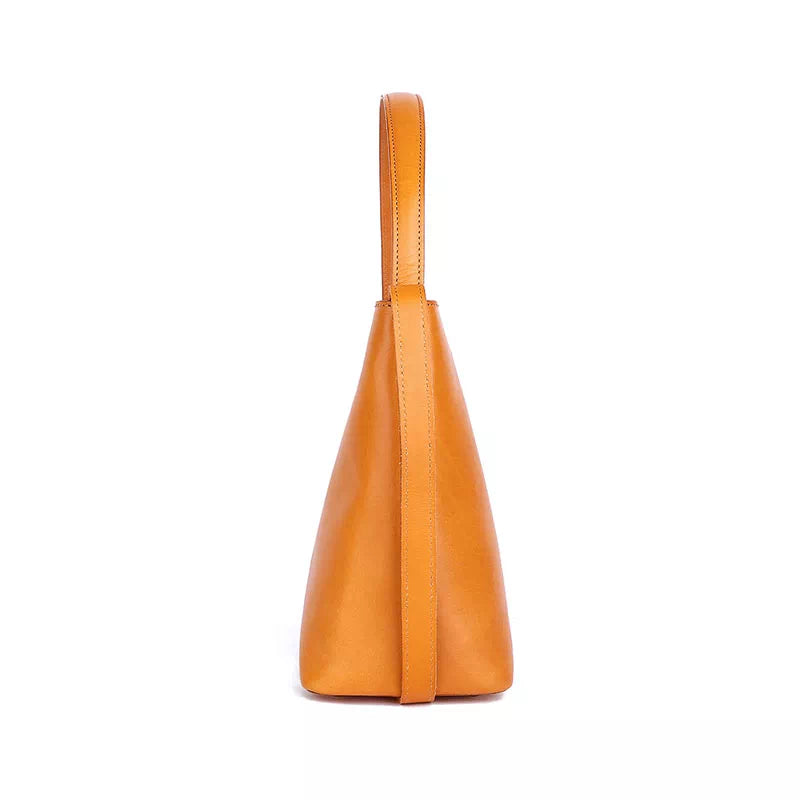 Vegetable Tanned Leather Crossbody Bag