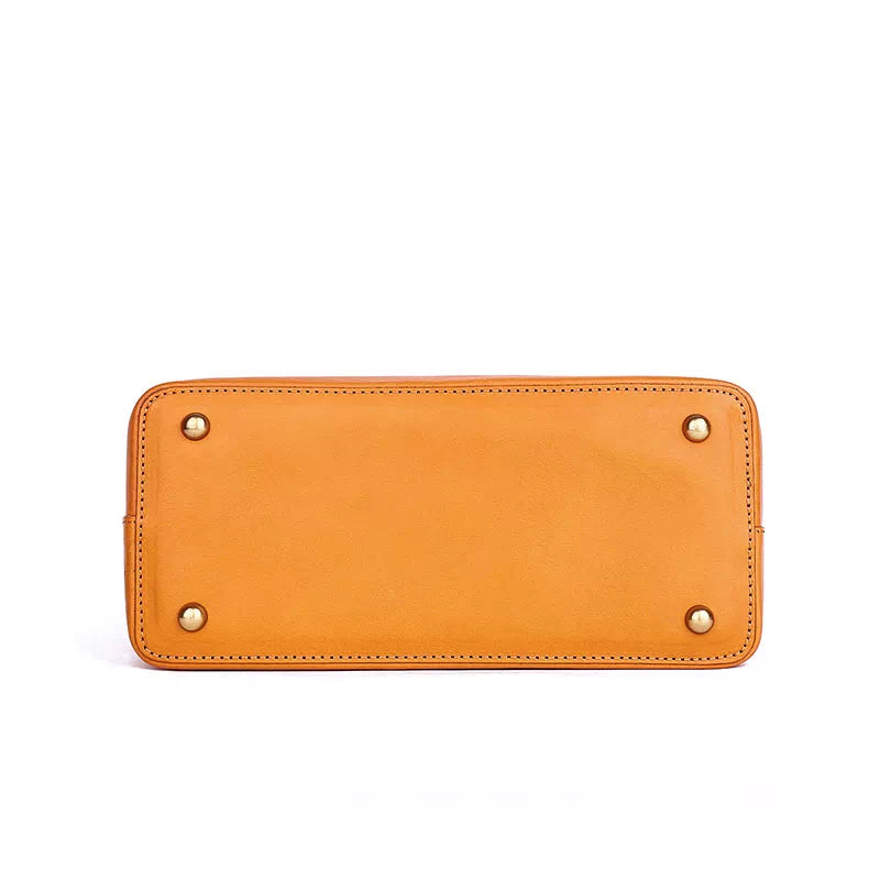 Vegetable Tanned Leather Crossbody Bag