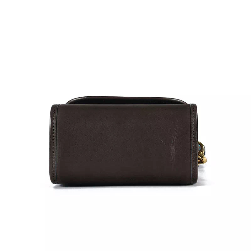 Vegetable Tanned Leather Crossbody Purse