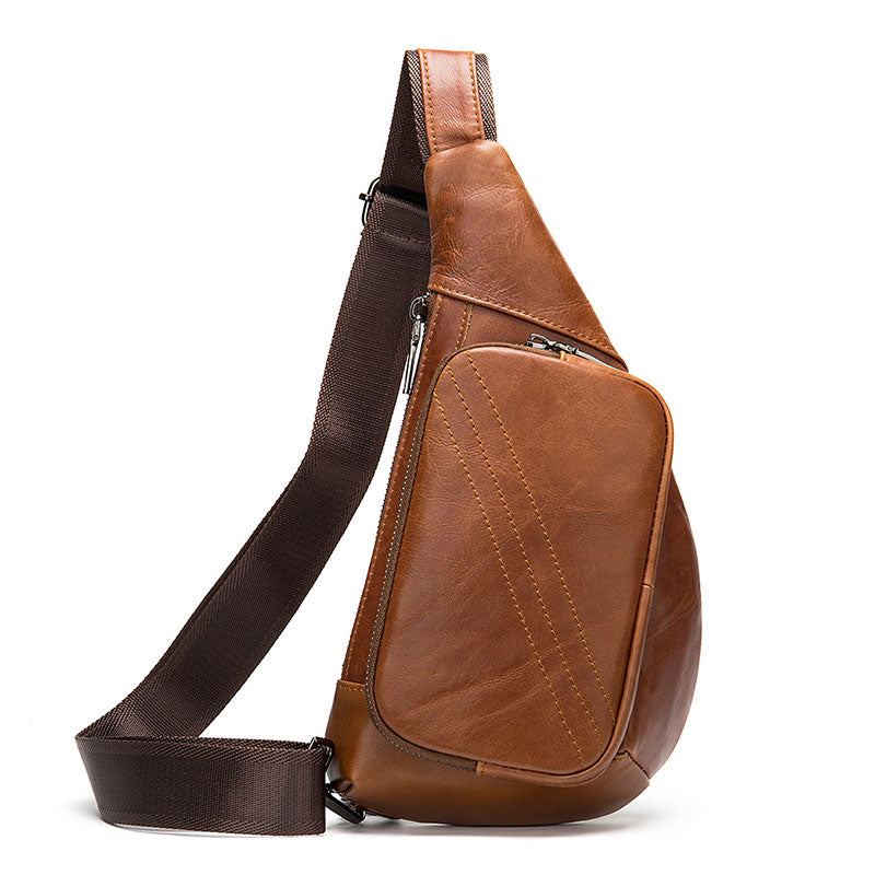 Men's Leather Sling Bag