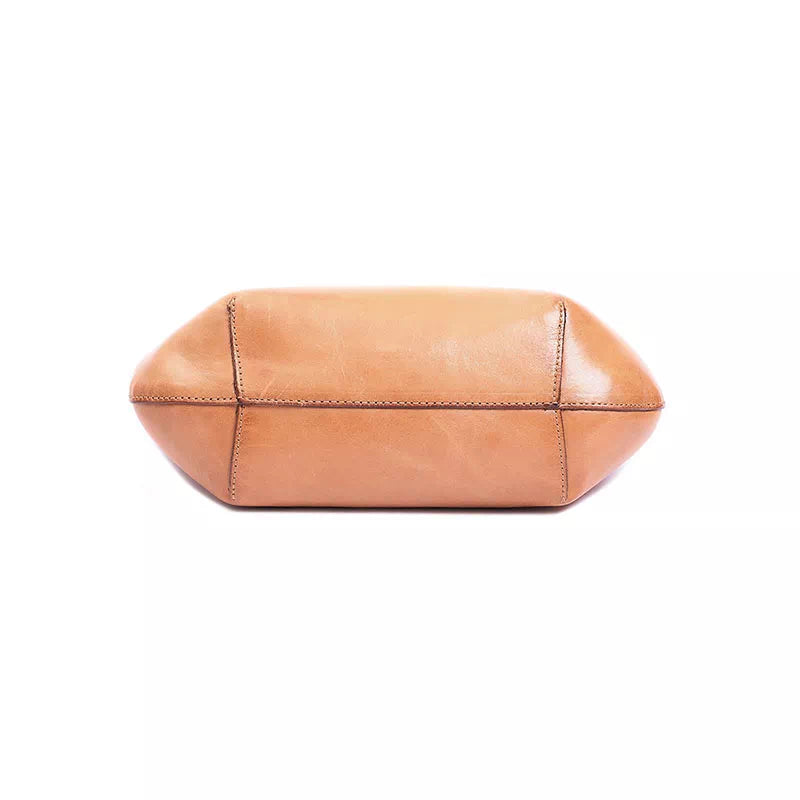 Vegetable Tanned Leather Mini Crossbody Tote
