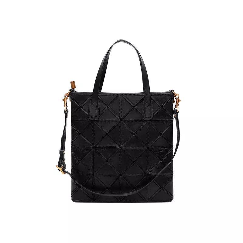 Vegetable Tanned Leather Mini Crossbody Tote Bag