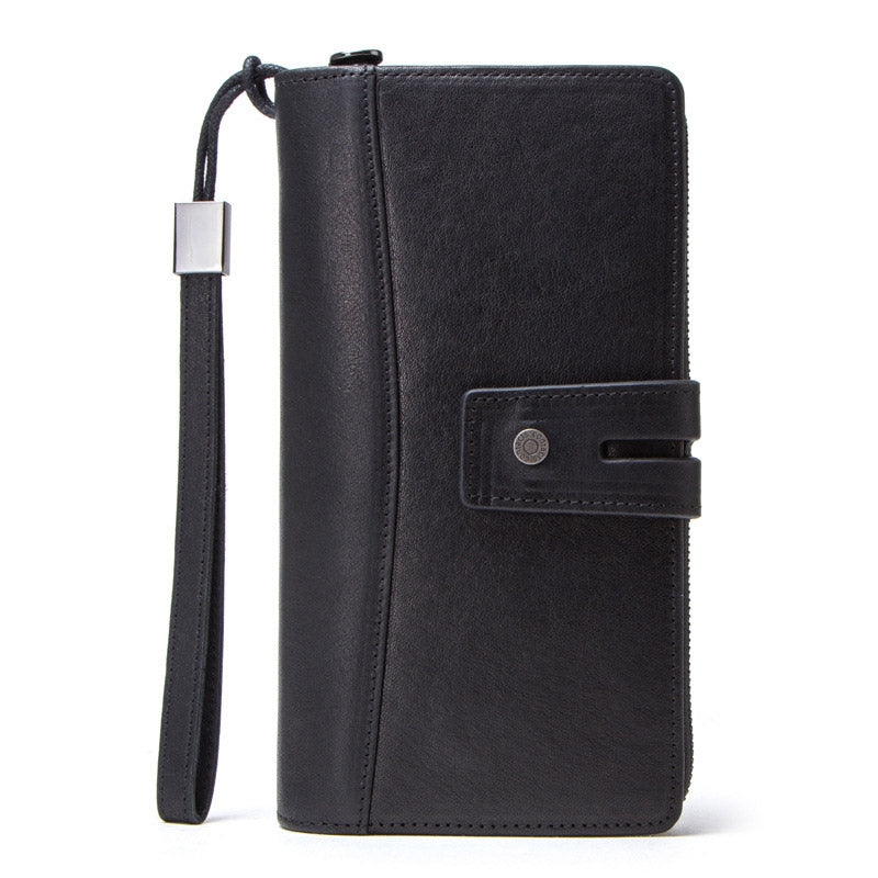 Men's Leather Wristlet Wallet