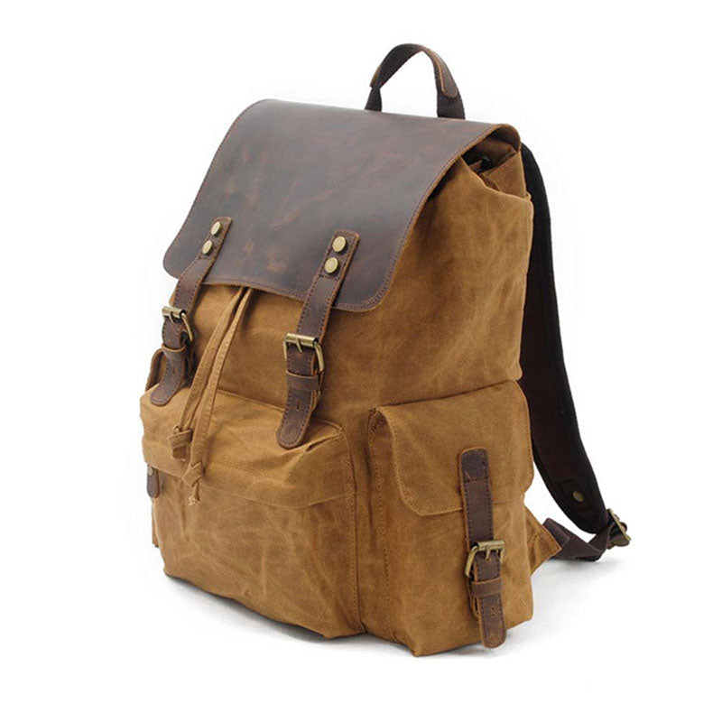 LukeCase Wax Canvas Backpack