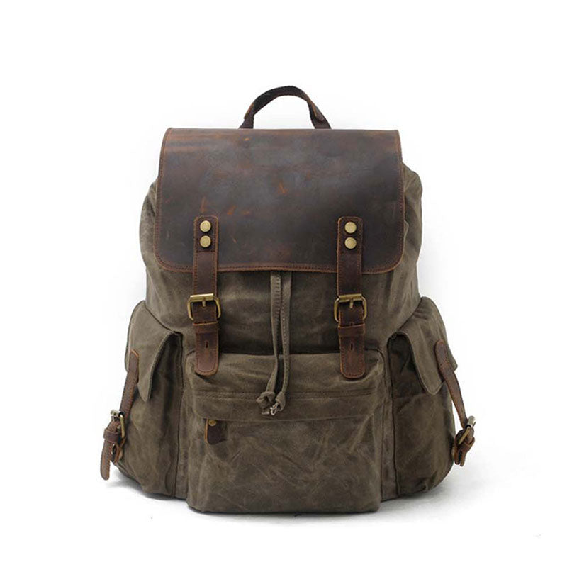 LukeCase Wax Canvas Backpack