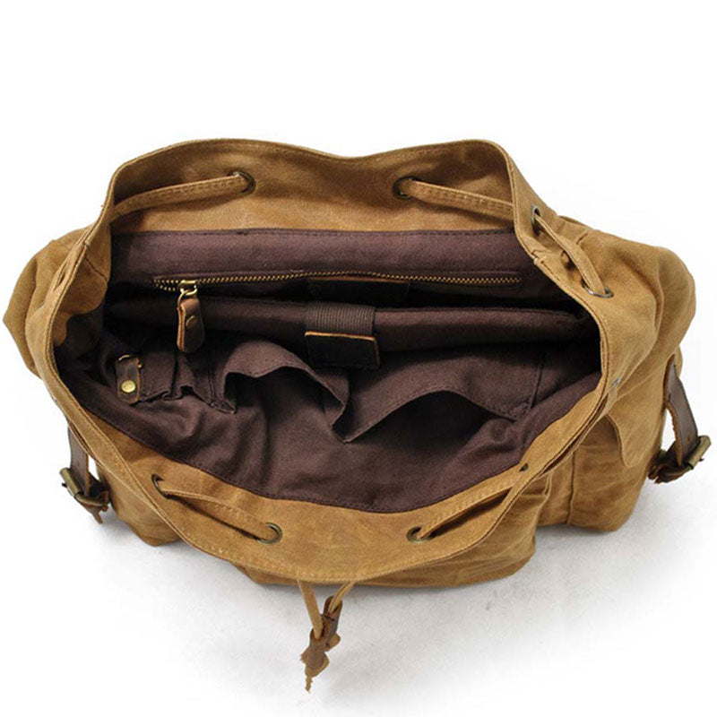 LukeCase Wax Canvas Backpack