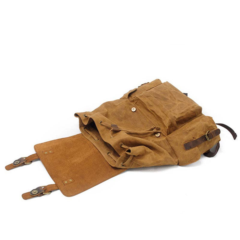 LukeCase Wax Canvas Backpack