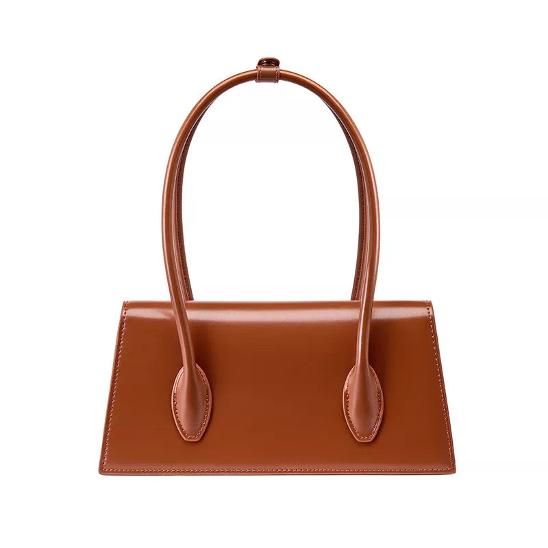Women Leather Baguette Bag