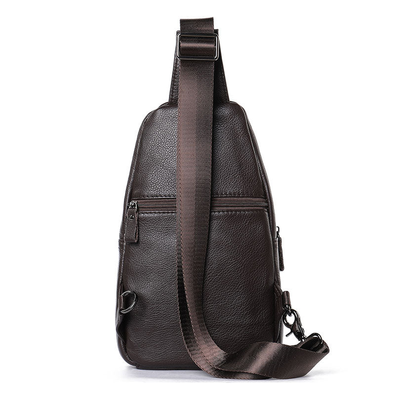 Men's Leather Sling Bag