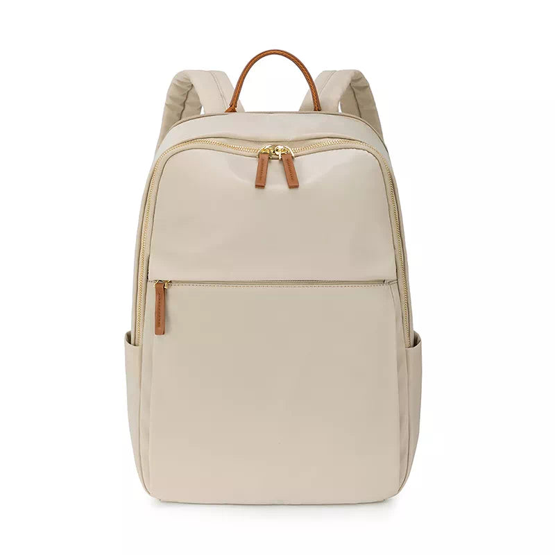 Women's Laptop Backpack For Work and College, Apricot / 16 Inches Laptop