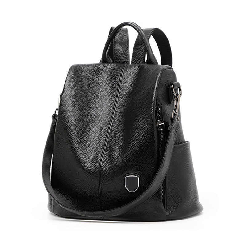 anti theft leather backpack purse Women's Leather Backpack Purse Convertible Shoulder Bag – Luke Case