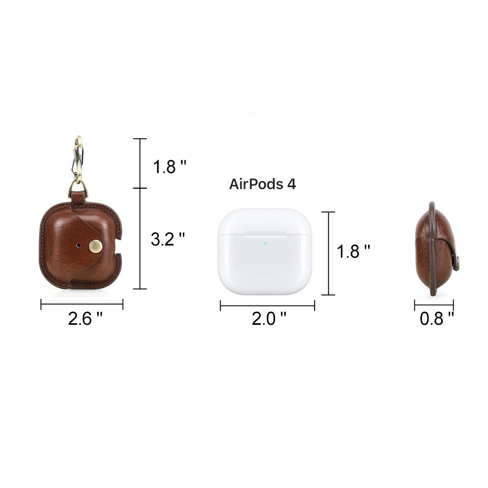 Vegetable Tanned Leather AirPods 4 Case