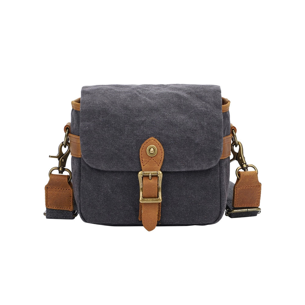 Compact Waxed Canvas DSLR & Mirrorless Crossbody Bag