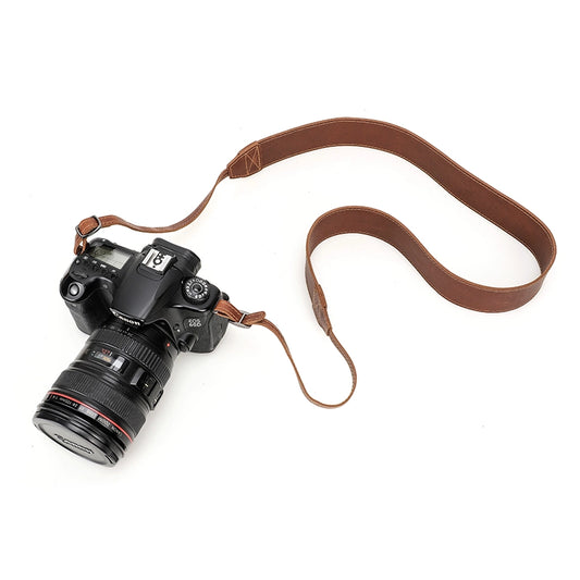 Leather Camera Strap - Free Monogram