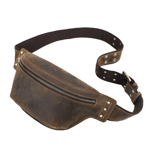 Men's Leather Bum Bag