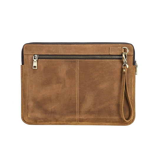 Leather Laptop Sleeve For 14.2" MacBook Pro / Air – Free Monogram