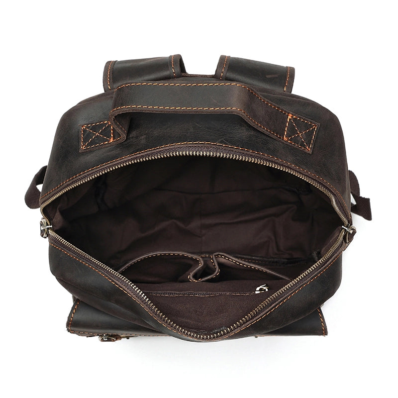 black women's leather backpack with laptop compartment frye Men's Leather Backpack Professional Work Laptop Bag – Luke Case
