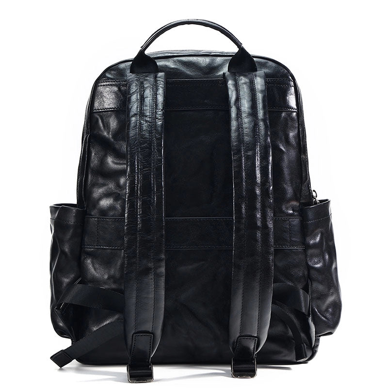 Men's Vegetable Leather Commuter Backpack