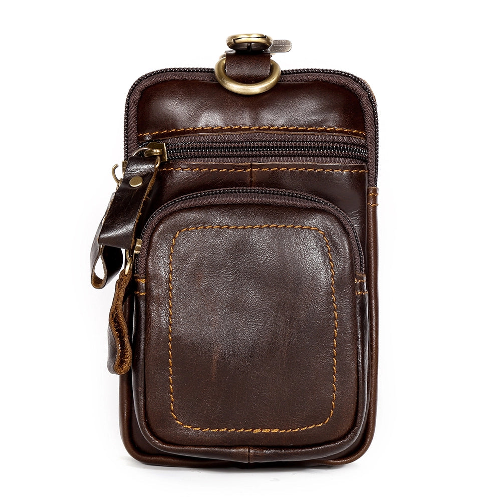 Leather Belt Phone Pouch
