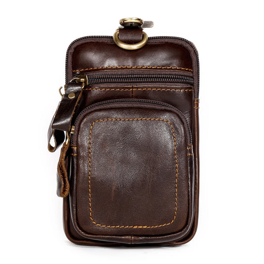 Leather Belt Phone Pouch
