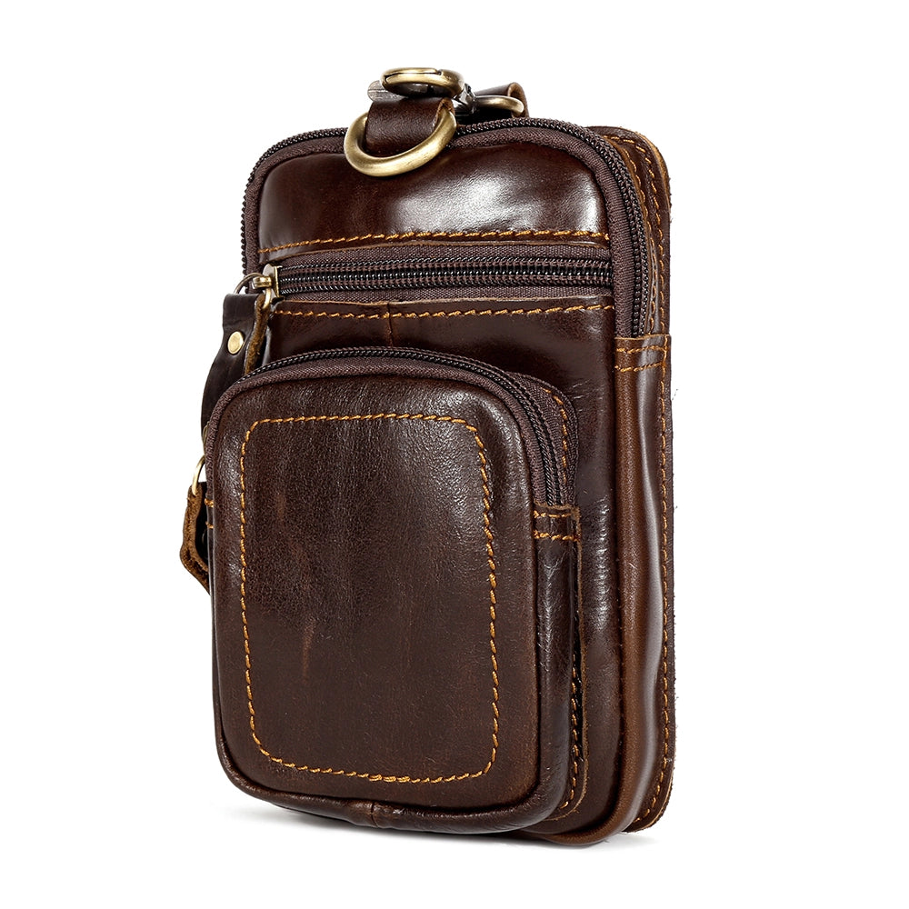 Leather Belt Phone Pouch