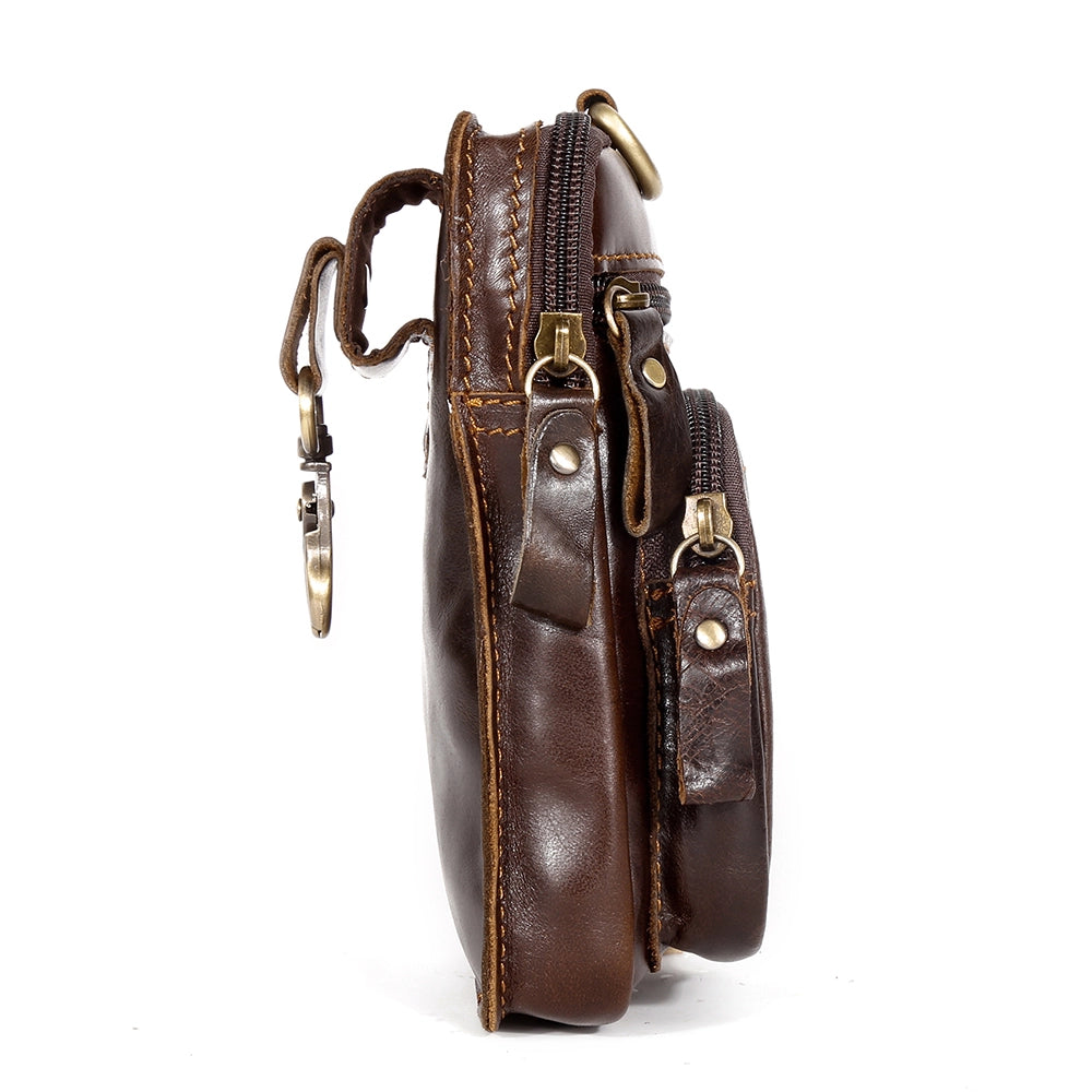 Leather Belt Phone Pouch