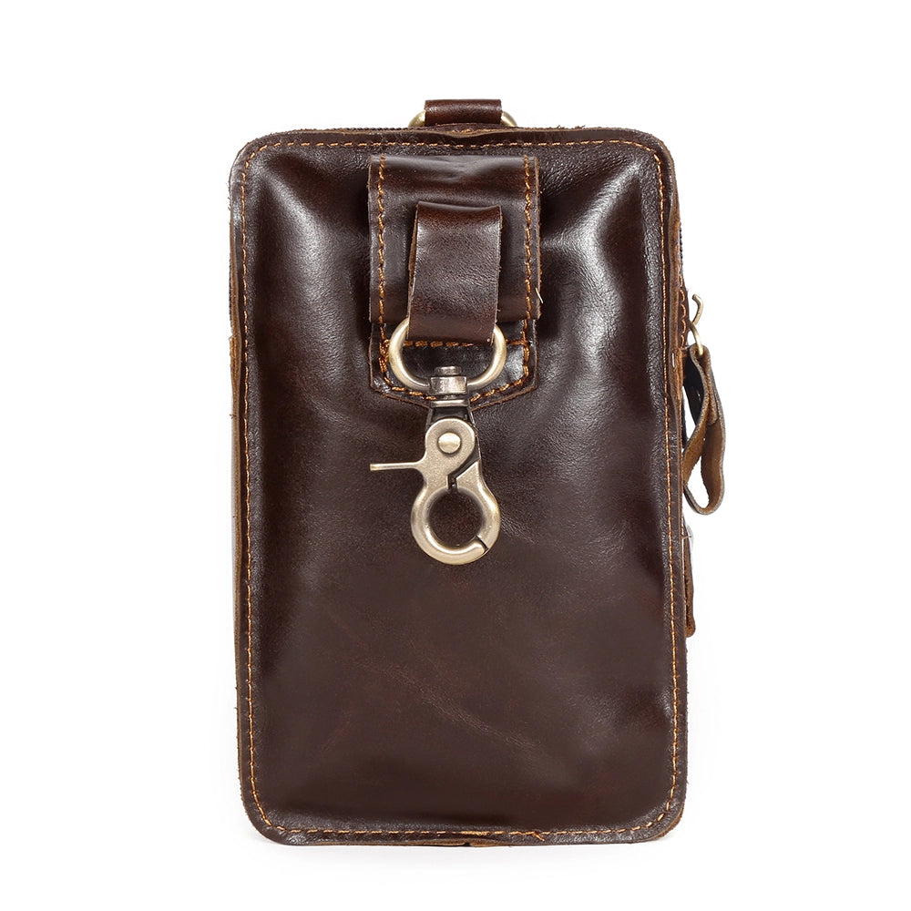 Leather Belt Phone Pouch