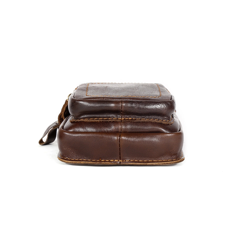 Leather Belt Phone Pouch