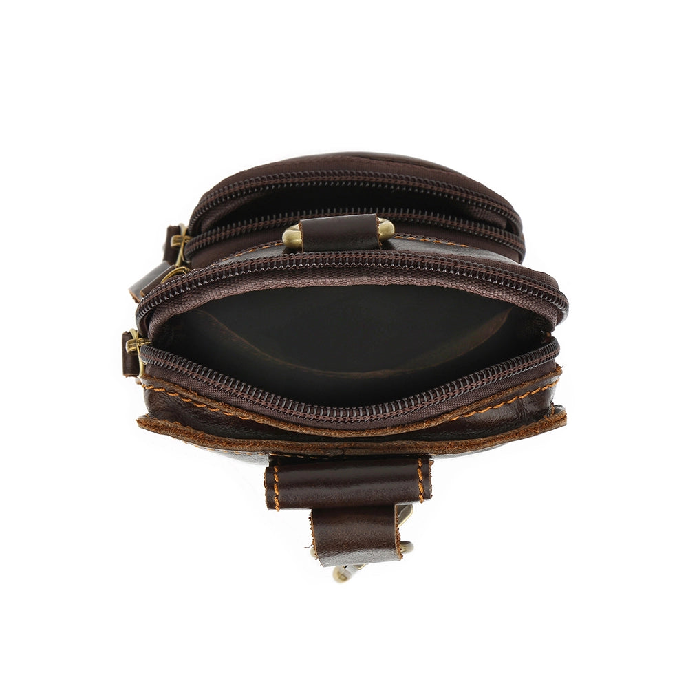 Leather Belt Phone Pouch
