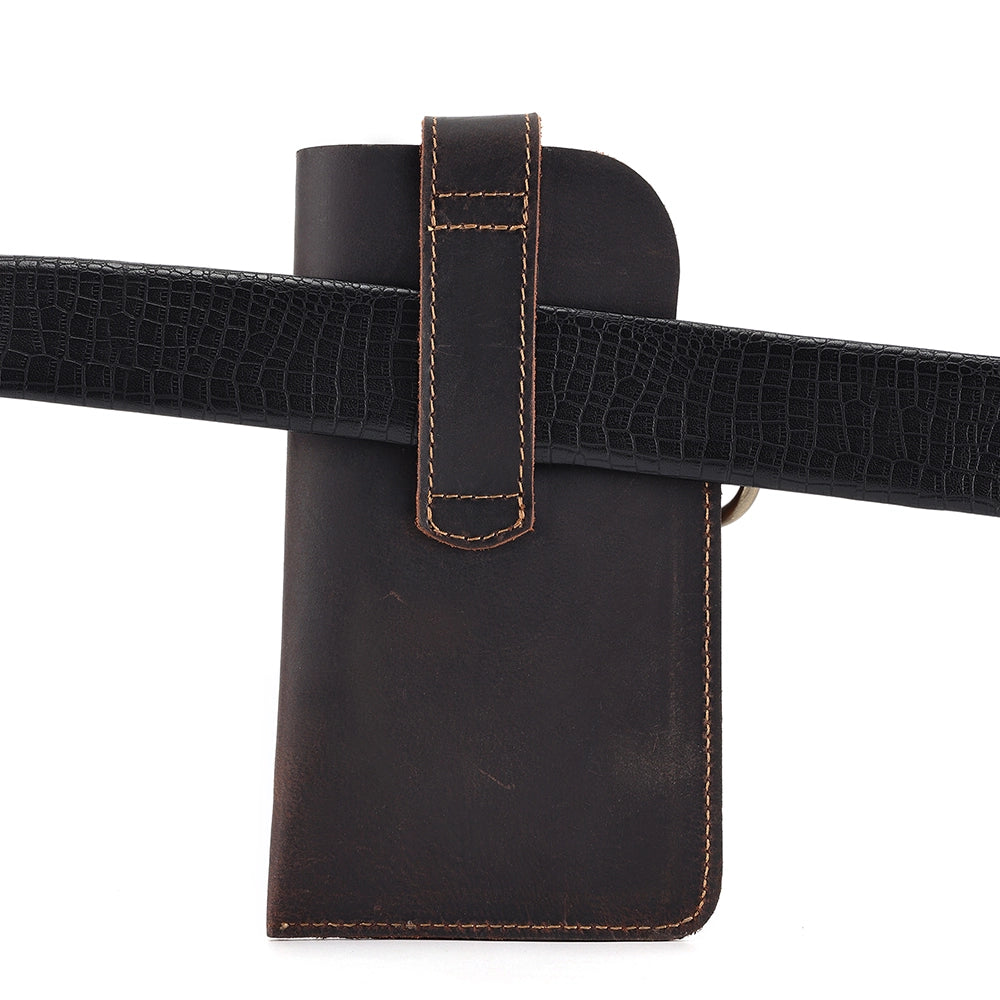 Leather Belt Phone Holster
