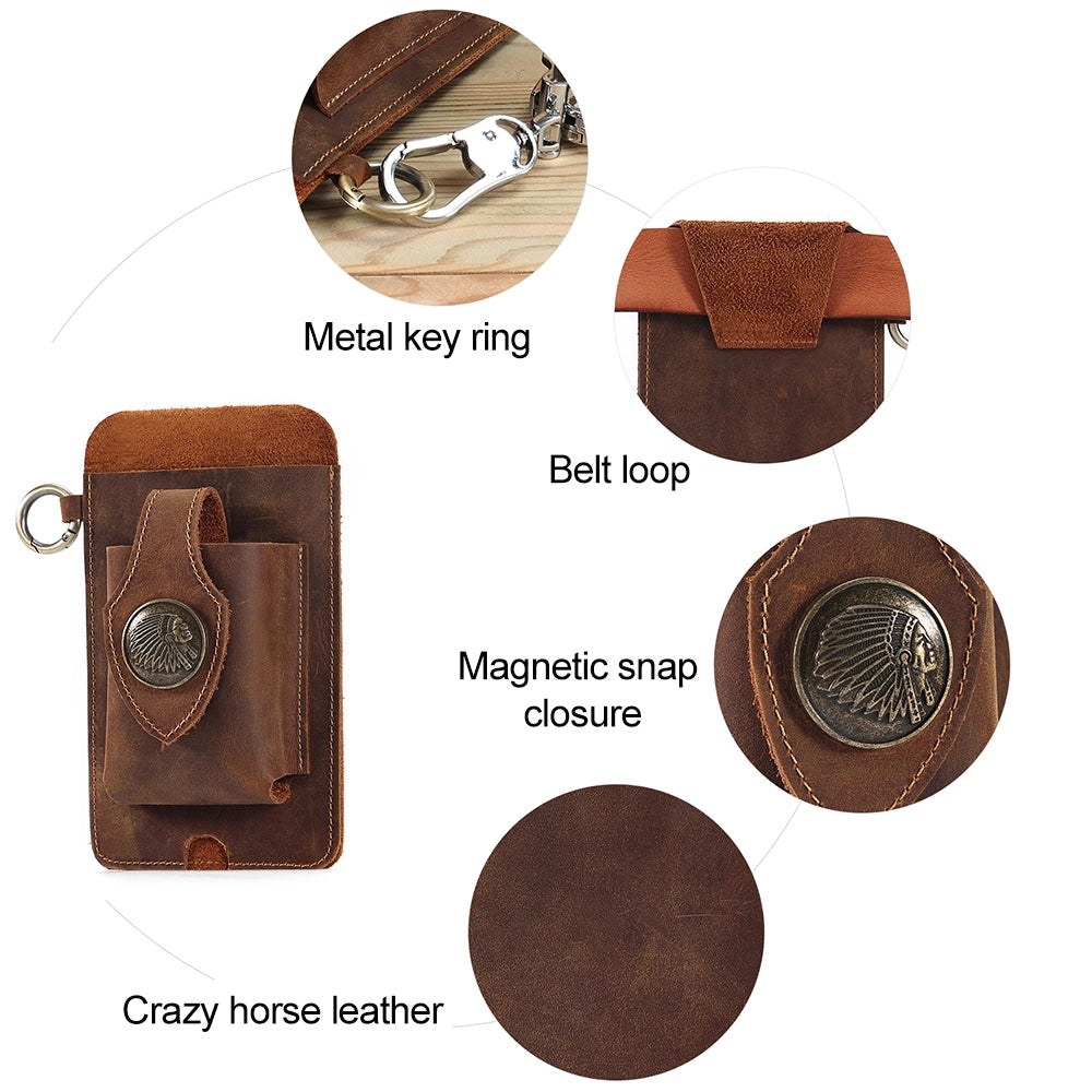 Leather Belt Phone Holster