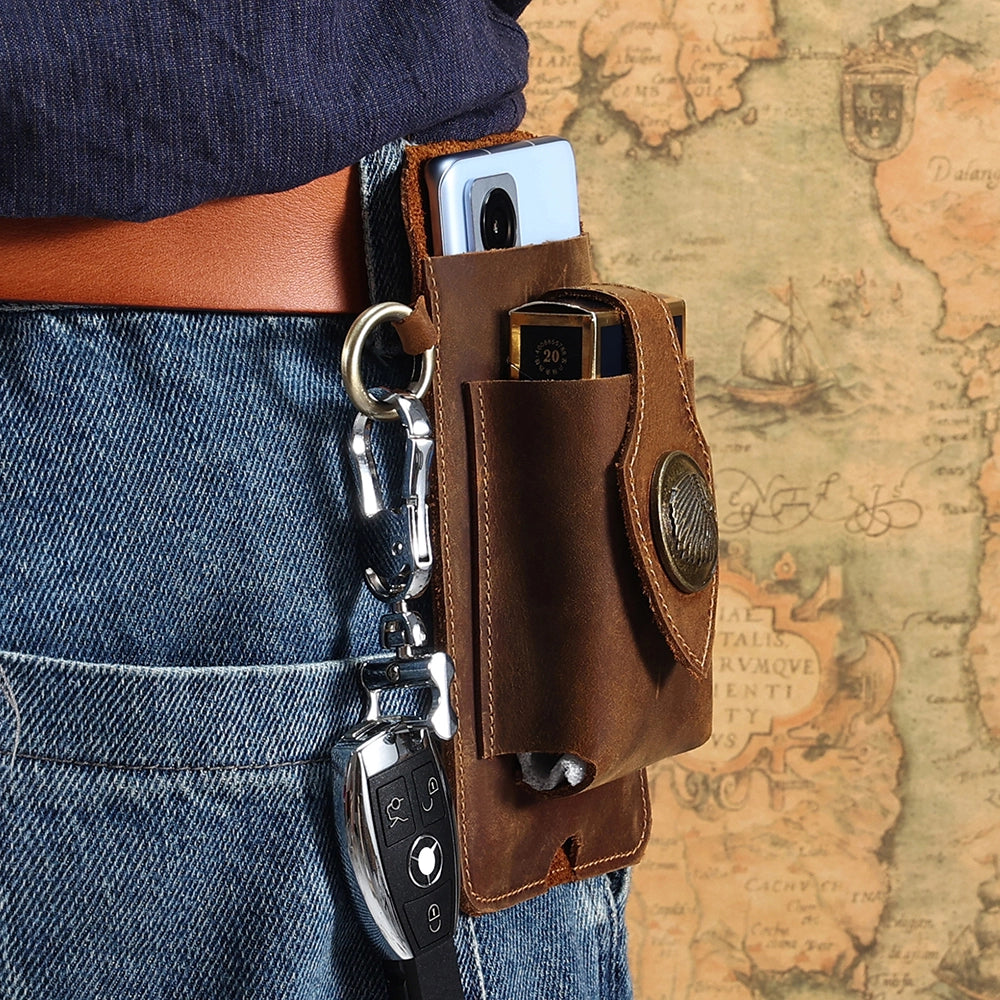 Leather Belt Phone Holster