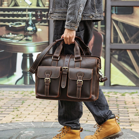 Traditus Leather Briefcase
