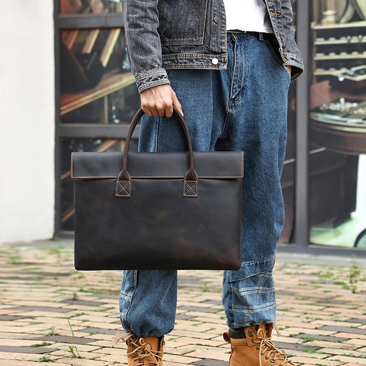 Scriptor Leather Laptop Bag