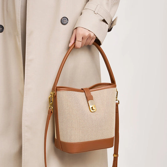 Small Crossbody Bucket Bag