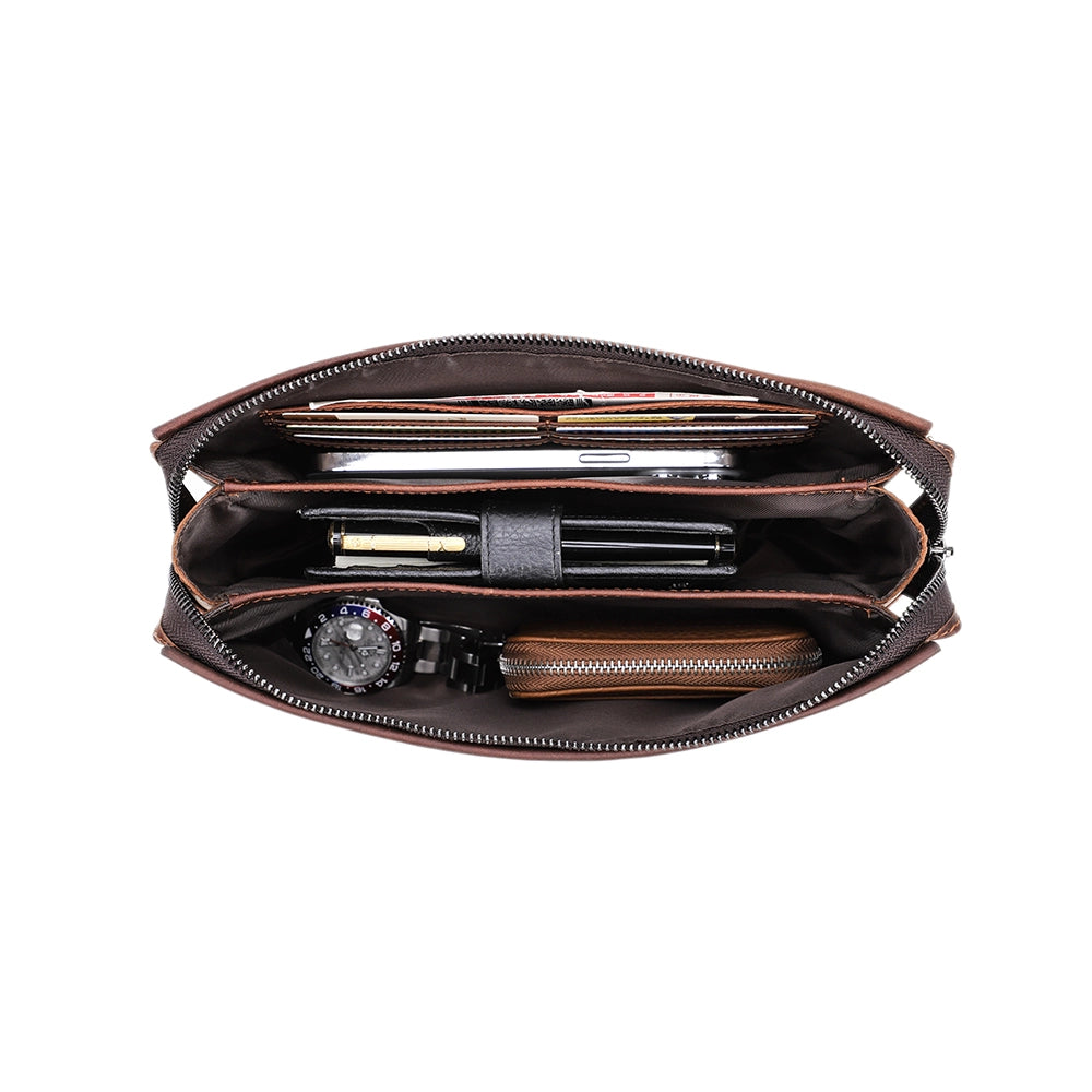 Belmont Heritage Leather Clutch