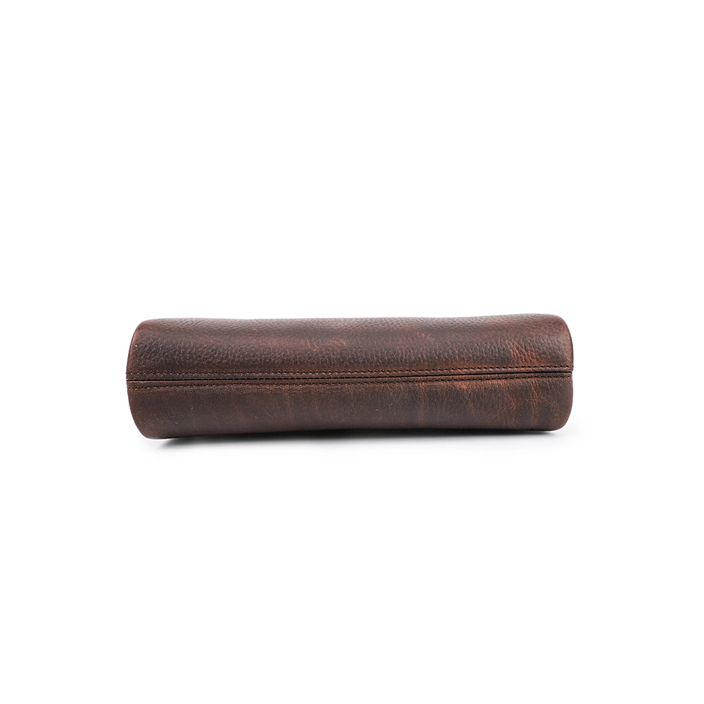 Elegant Edge Leather Clutch