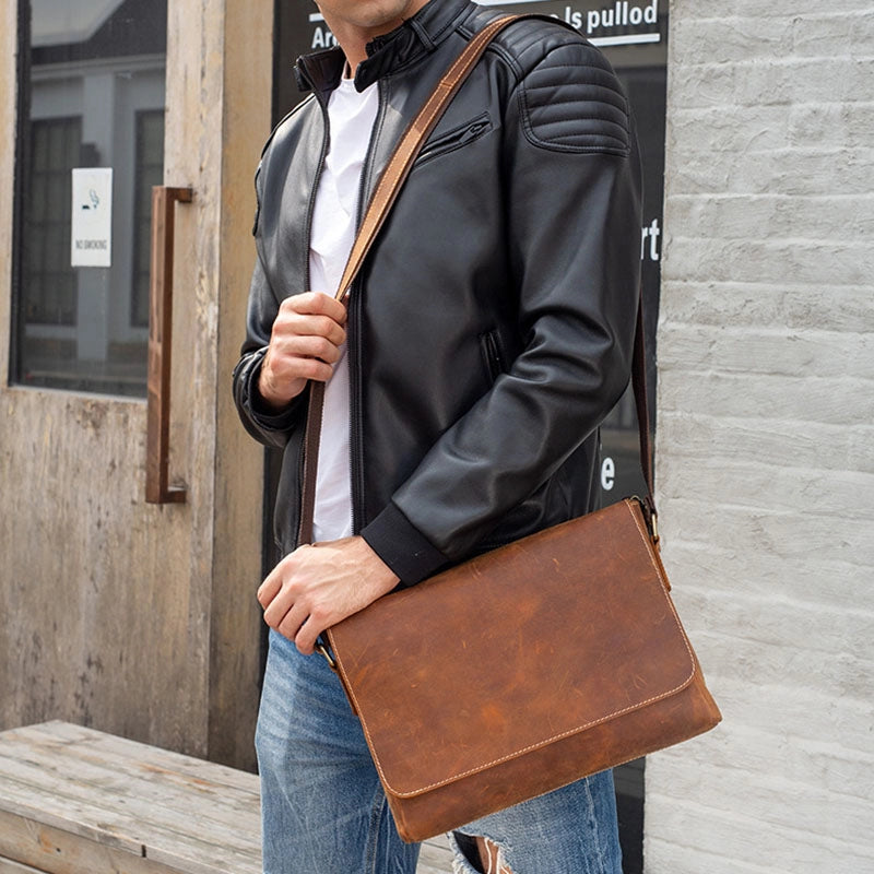 Leather Messenger Bag For Men Heritage Messenger Bag Shop Leather