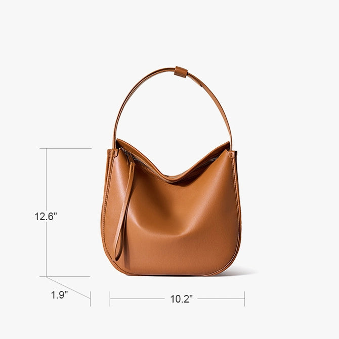 Large Leather Convertible Crossbody Bag