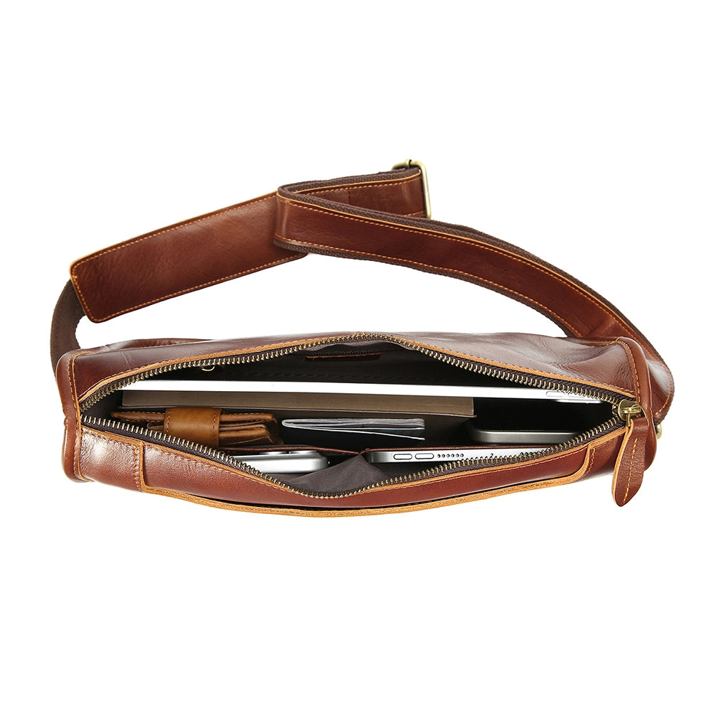 Heritage Utility Leather Crossbody Bag