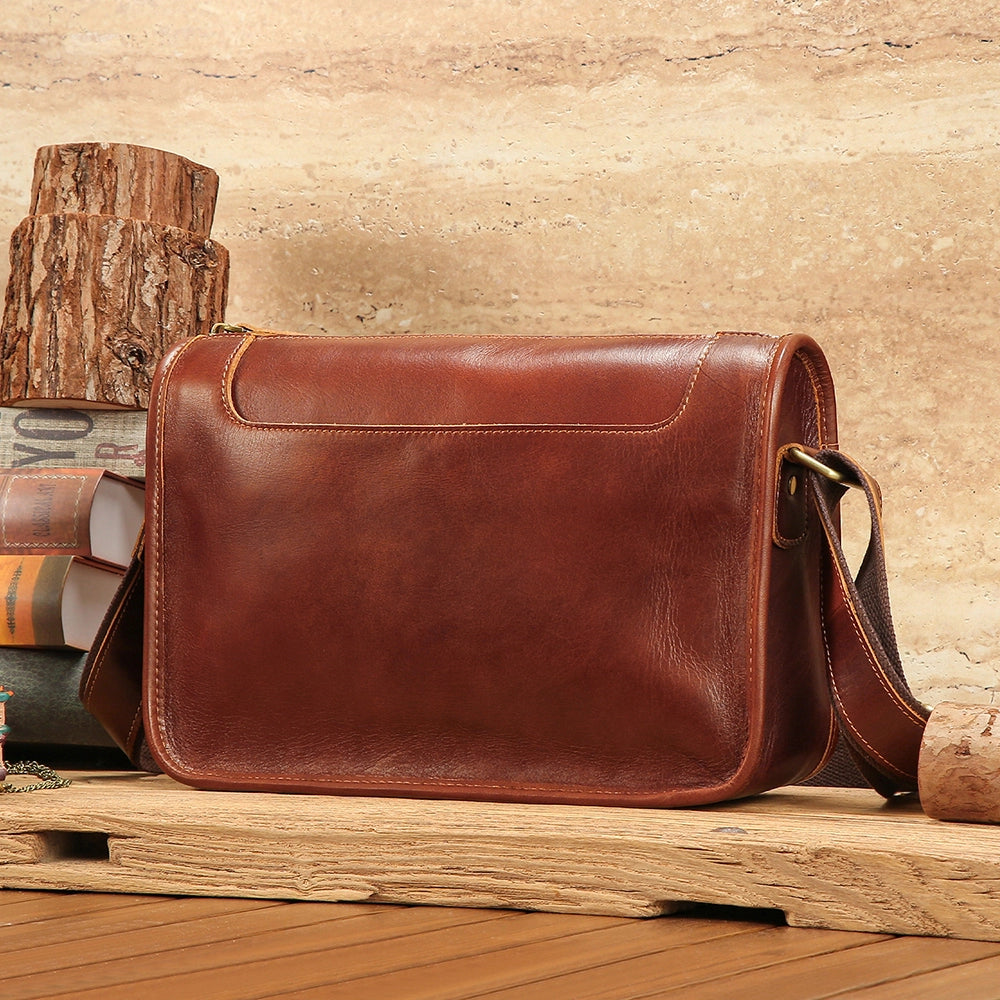 Heritage Utility Leather Crossbody Bag