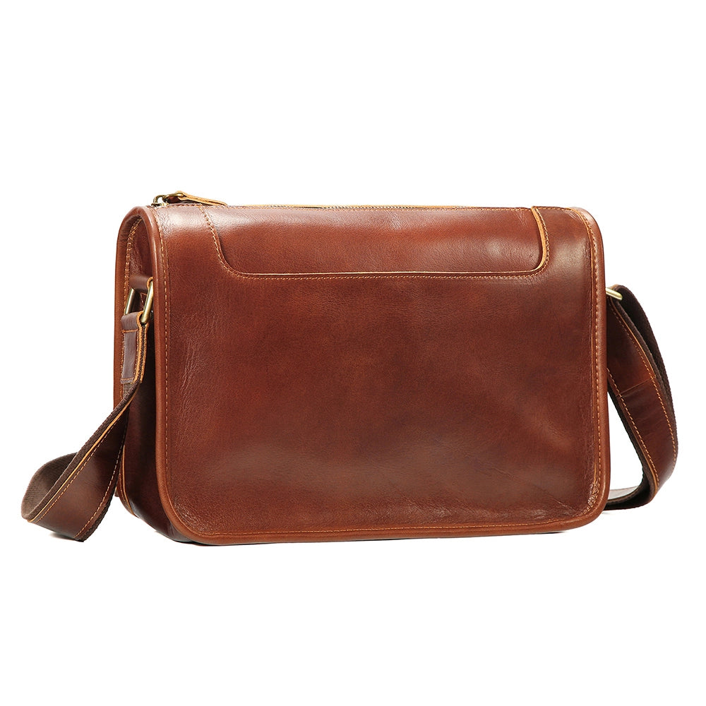 Heritage Utility Leather Crossbody Bag