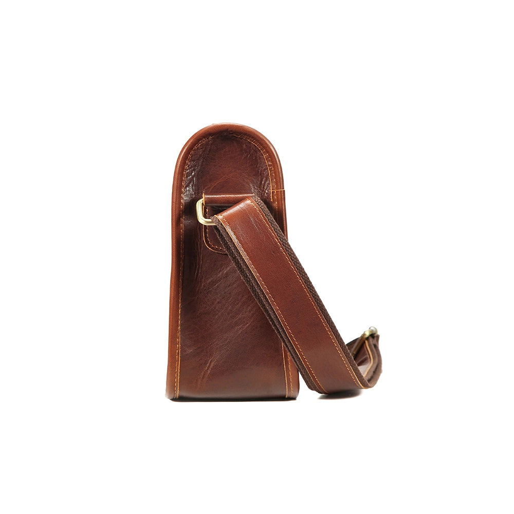 Heritage Utility Leather Crossbody Bag
