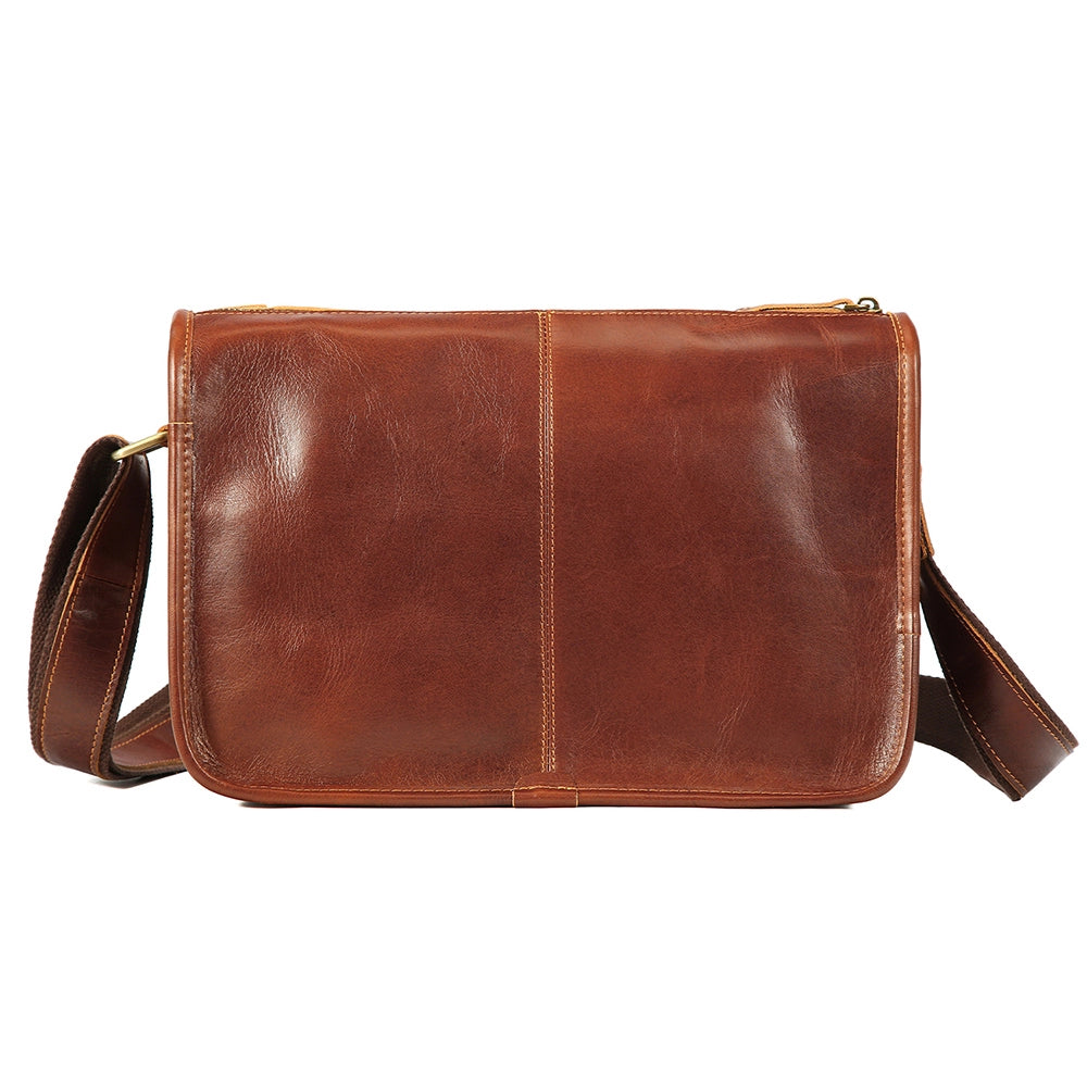 Heritage Utility Leather Crossbody Bag